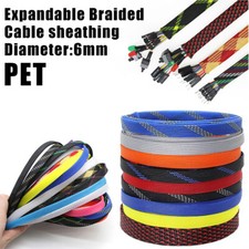 PET Nylon Expandable Braided Cable Sleeving  6.0 mm Wire Harness/Auto/Sheathing