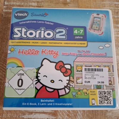 Vtech Ein Tag mit Hello Kitty und Ihren Freunden Storio 2  Lernspiel 4-7 Jahre