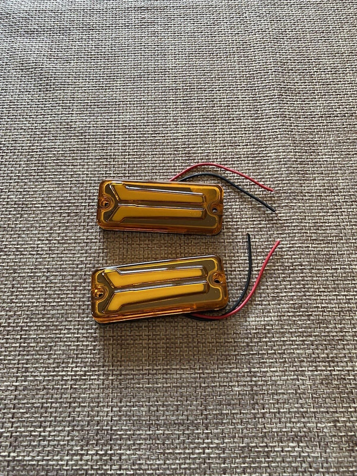 FANALINO FRECCIA LATERALE LED SUZUKI SJ410 SJ413 PARAFANGO ANTERIORE - Immagine 2 di 4