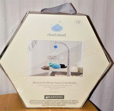 Cloud Island Musical  White Noise Crib Mobile - By the Sea whale themed