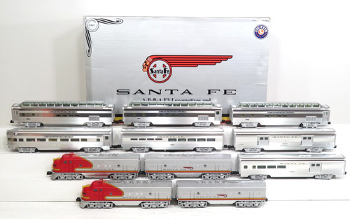 Lionel 6-21786 Santa Fe 100 Aniversario Pasajero Set LN | Condition: Used