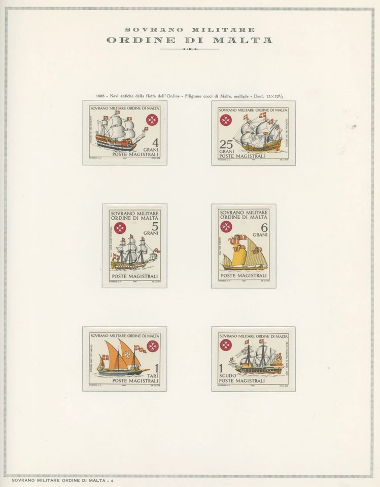 1966-83 SOVEREIGN MILITARY ORDER OF MALTA, 250 STAMPS AND 15 SOUVENIR SHEETS, NH - Image 4 of 4