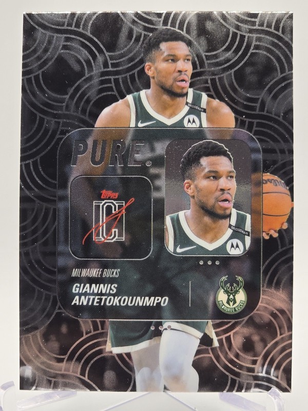 GIANNIS ANTETOKOUNMPO 2025-26 Topps Signature Class PURE INSERT BUCKS 🦌