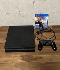 Sony PlayStation 4 Slim 500GB Spielekonsole - Jet Black inklusive Controller