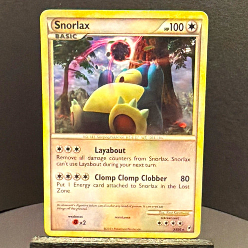 Pokemon TCG Snorlax 33/95 Call of Legends Rare Regular MP