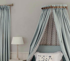 OKA Ciel de lit Brass Bed Canopy Frame Verdigris Corona 1/2  Tester 2 Of 2