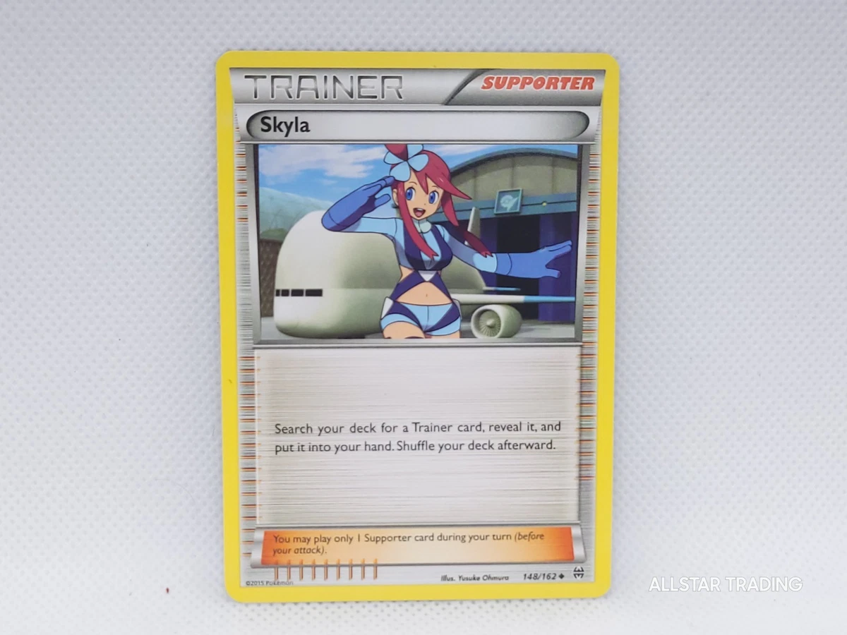 pokemon skyla tcg card Skyla 122/122(CGC Universal Grade 8.5) – GoldenFishGames main image 0