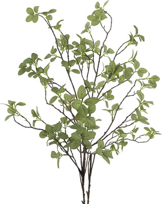 2 Pcs Artificial Greenery Stems, 41.3   Tall Fake Plants Branches Faux Greenery