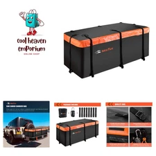 Hitch Mount Cargo Carrier Bag Soft Shell 100% Waterproof 20 Cubic Feet 59" 24...