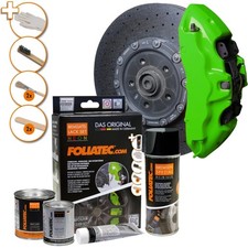 Foliatec Bremssattellack grün neon 2182 10-tlg hitzebeständig inkl. Grundierung