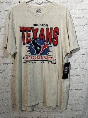 Mens Dune Color '47 Houston Texans Short Sleeve T-Shirt size L