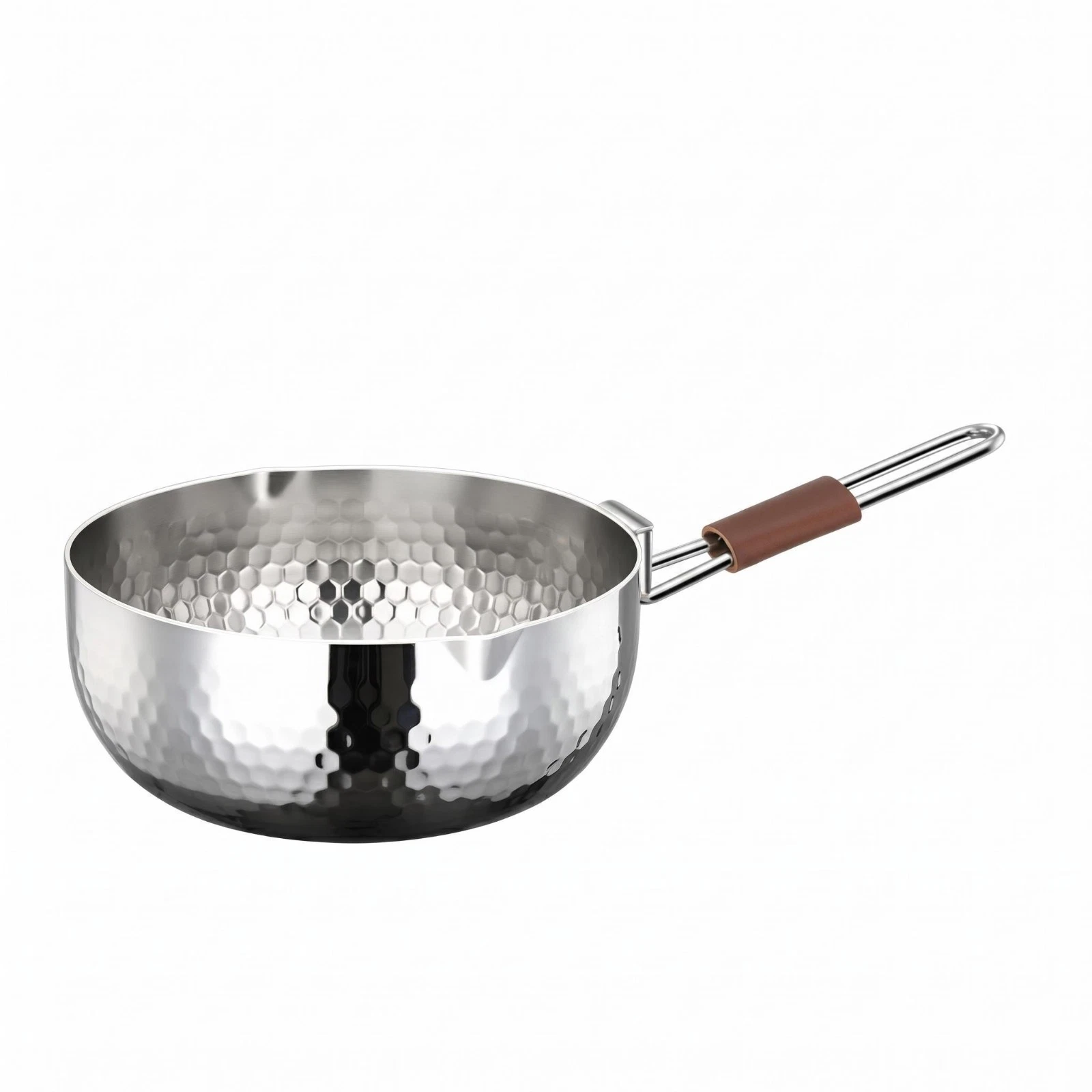 Hammered Stainless Steel Pots and Pans Coating-Coating-Coating-Uncoated