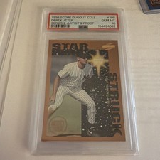 1996 Score Dugout Collection Series 2 Artist's Proof Derek Jeter #109 PSA 10!