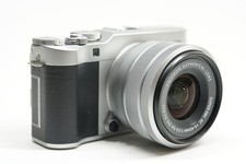 FUJIFILM X-A5 Digital Camera silver w XC 15-45mm lens English Language-95 new