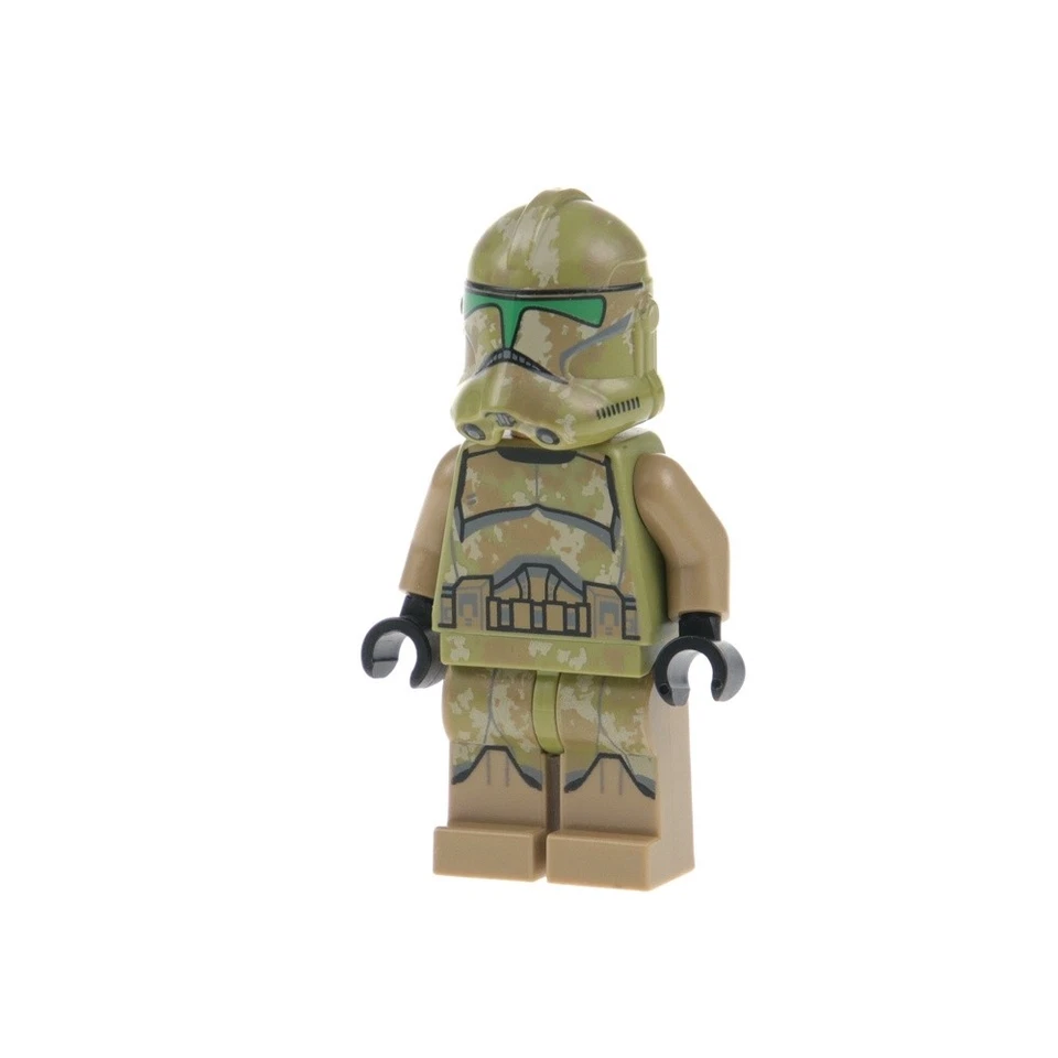 1x Lego Minifigur Star Wars Clone Scout Trooper 41st Elite Helm 75142 sw0519