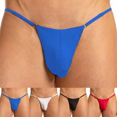 Sexy Herren Unterwäsche Tanga Bikini G-String Ausbuchtung Beutel T-Back Unterhose Bademode