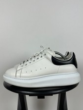 Mens Alexander McQueen Oversized White Leathe...