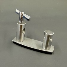 GRETSCH 50s Vintage Floor Tom Leg Holder Mount Bracket Round Badge 3/8 Repro