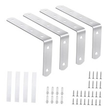 furniture anchors anti-tip baby proofing: Safety middle 4 pack Brushed Nickel