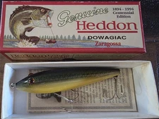 Heddon Centennial Edition Anniversary Zaragossa Lure No. X6500W-GNS