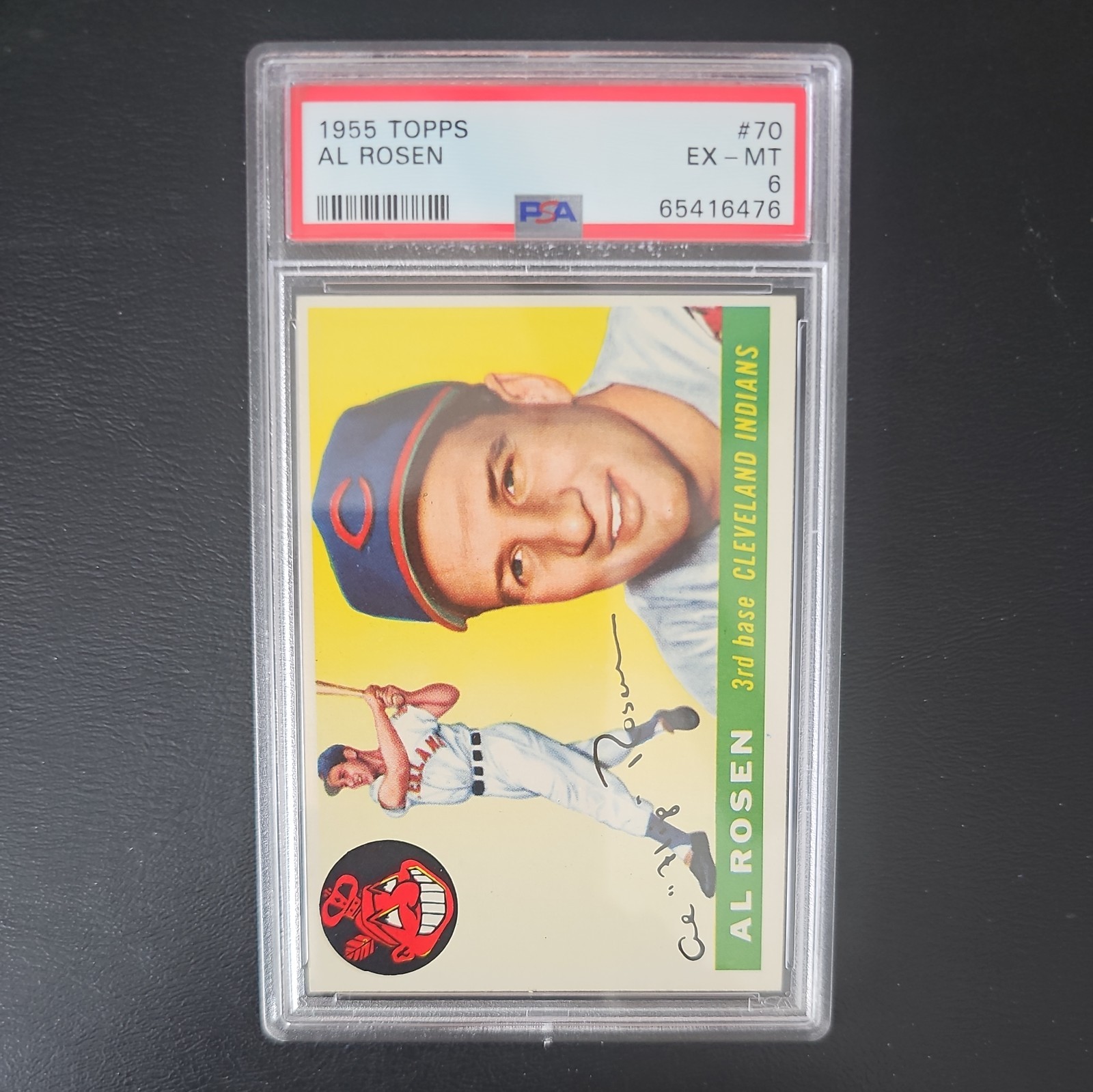 1955 Topps Al Rosen #70 Al Rosen PSA 6 EX-MT Cleveland