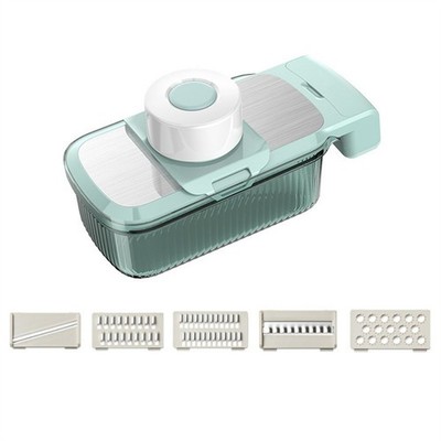 Compact Food Slicer for Quick Vegetable and Fruit Preparation in Small Spaces