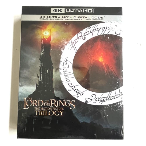 Lord of the Rings Trilogy 4K Ultra HD Blu-ray + Digital Extended NEW