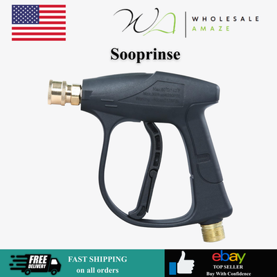 #ad Sooprinse High Pressure Washer Gun 3000 PSI Max Power Washer Short GunM22 14 $14.99