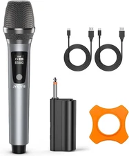 JYX Wireless Microphone, Professional UHF Metal Handheld Dynamic Mic
