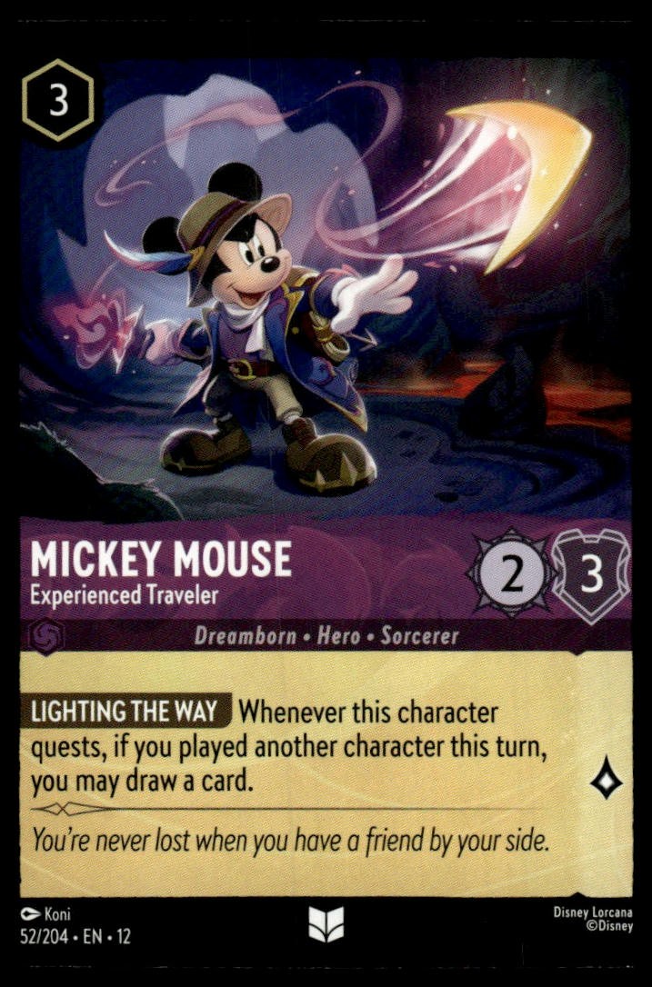 Wilds Unknown #52/204 Mickey Mouse