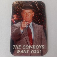 DALLAS COWBOYS POCKET SCHEDULE 1985 TOM LANDRY 