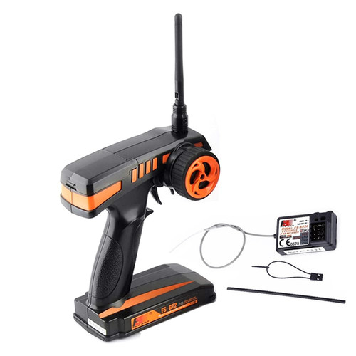 Transmisor RC Flysky FS-GT2 con receptor FS-GR3E, 2,4 GHz 2 canales de radio C... - Imagen 1 de 9