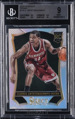 2013 PANINI SELECT PRIZM #178 GIANNIS ANTETOKOUNMPO ROOKIE RC BGS