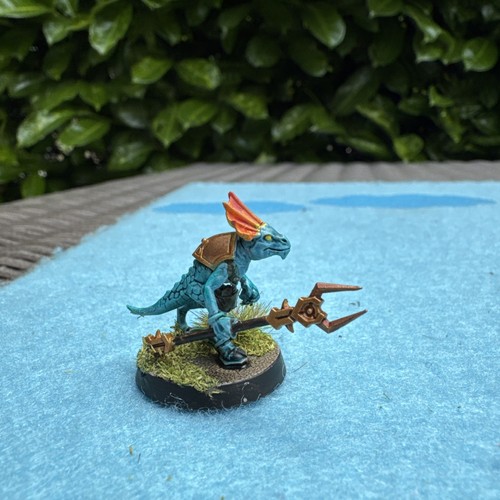 Spawn of Chotec & 2 skink skinks Warhammer Seraphon Well Painted - Picture 9 of 9