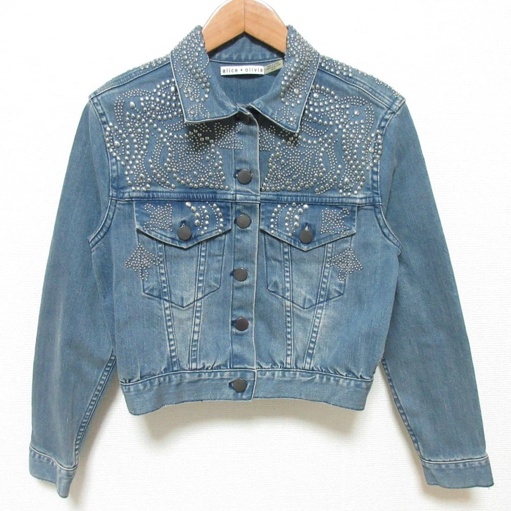 Alice + Olivia Denim Coats, Jackets & Vests for Women for sale | eBay