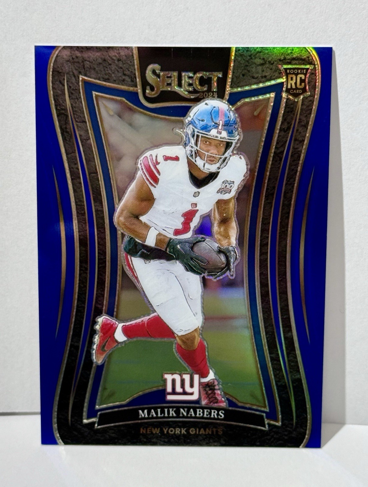2024 Panini Select Blue Malik Nabers /99 RC Suite Level - Giants