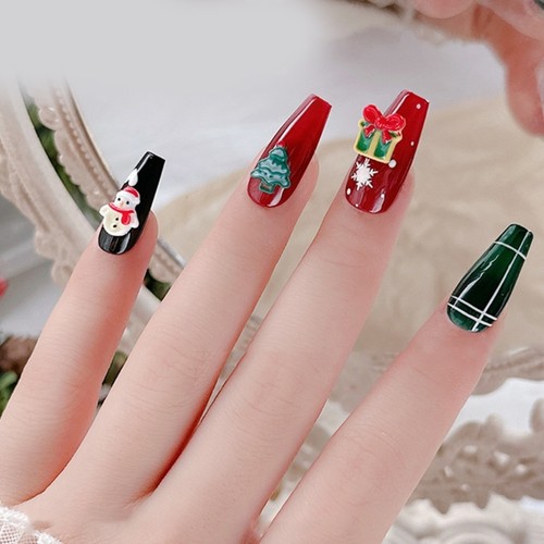 Christmas Resin Nail Charms with Visible Night Glow Effect for DIY Nails Art - Picture 6 of 8