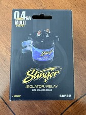 Stinger SGP35 High-Current 500A Car Audio Dual Battery Isolator & Relay OPEN BOX