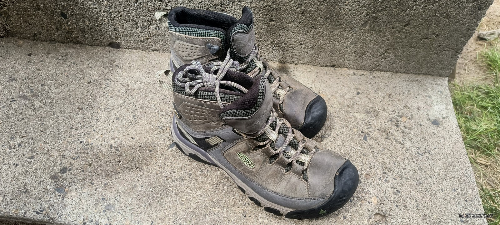 Scarpa Keen Dry impermeabile trekking trail media grigia donna taglia 7