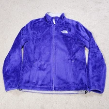 The North Face Osito Fleece Jacket Womens Medium Plush Purple Soft Outdoor