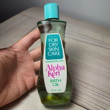 NOS Vtg 1970 s Alpha Keri BATH OIL 16 oz Unused Movie Prop vintage collection