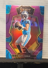 2022 Panini Select - Premier Level Matt Corral #115 Purple Prizm #16/75 (RC)