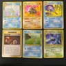Fossil 1997 Normal Card Set of 6 Japanese Pokemon Card Old Back s007381