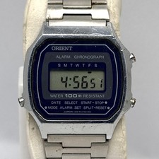 Orient KW R54702-41 CA Alarm Chronograph Digital Vintage Watch