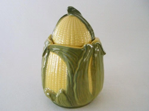 Vintage Shawnee Pottery Corn King #66 Cookie Jar Canister ~Exceptional Condition
