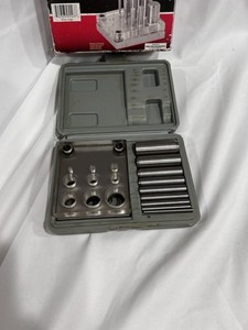 Lifetime Carbide Punch and Die Set, 9 Piece Item 95547 1/8” To 3/4”