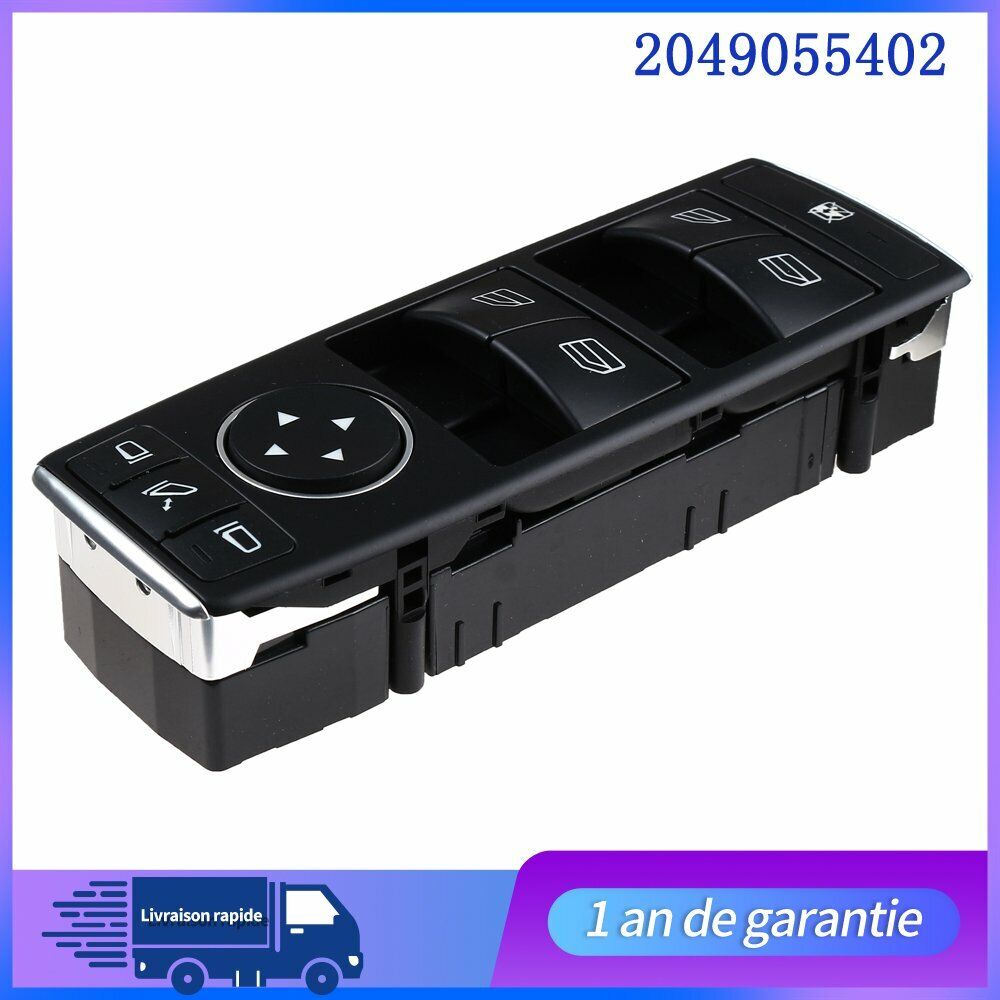 Pour Mercedes Benz Classe C W204 Bouton Commande Interrupteur Platine LEVE VITRE - Foto 7 di 8