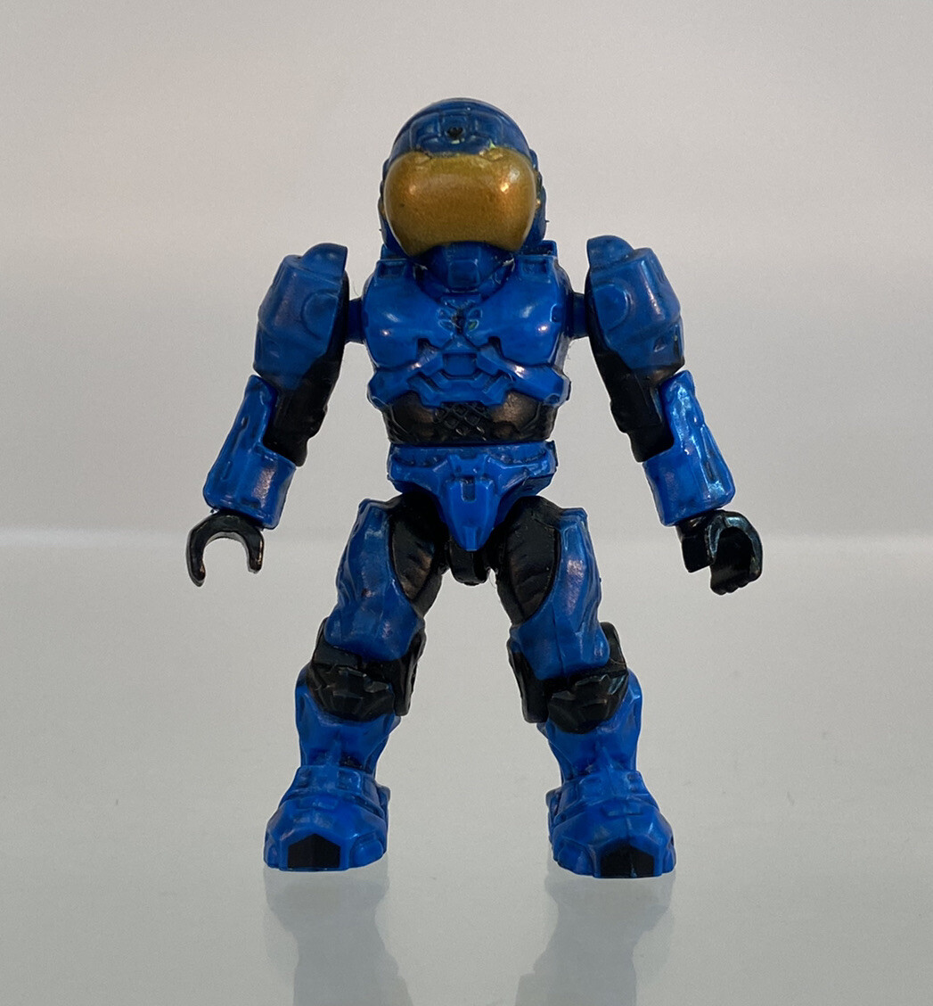 Mega Bloks Halo USNC Spartan Security Blue Last Man Standing