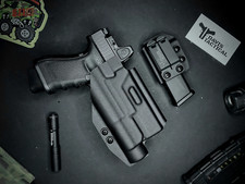 Davis Tactical OWB Kydex Holster For Glock 19/19X/23/32/45 TLR-1