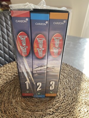 Captain Scarlet Volume 1 2 & 3 Carlton Box set VHS Video Gerry